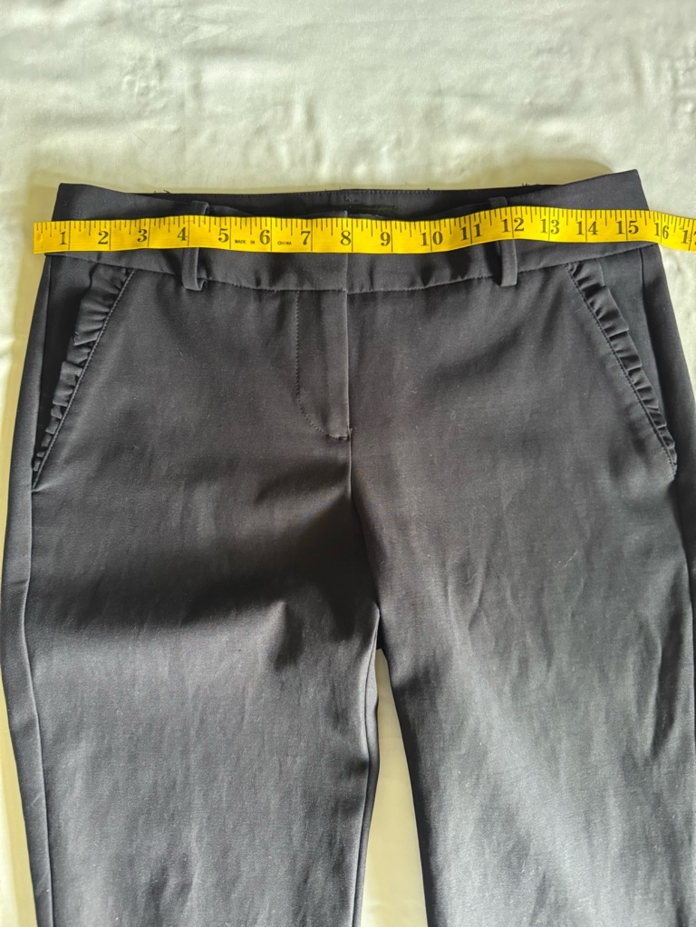 Talbots Petites 4P Dark Navy (almost black) Ankle Dress Pants Stretch Work - Picture 7 of 8